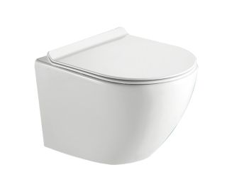 Унитаз Timo KULO TK-403 пристенный, подвесной, безободковый с сидением микролифт